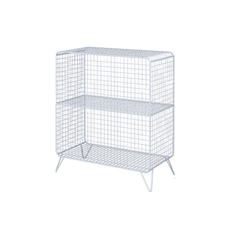 Metal Bedside Cabinet Glam Accent Table Nightstand for Bedroom