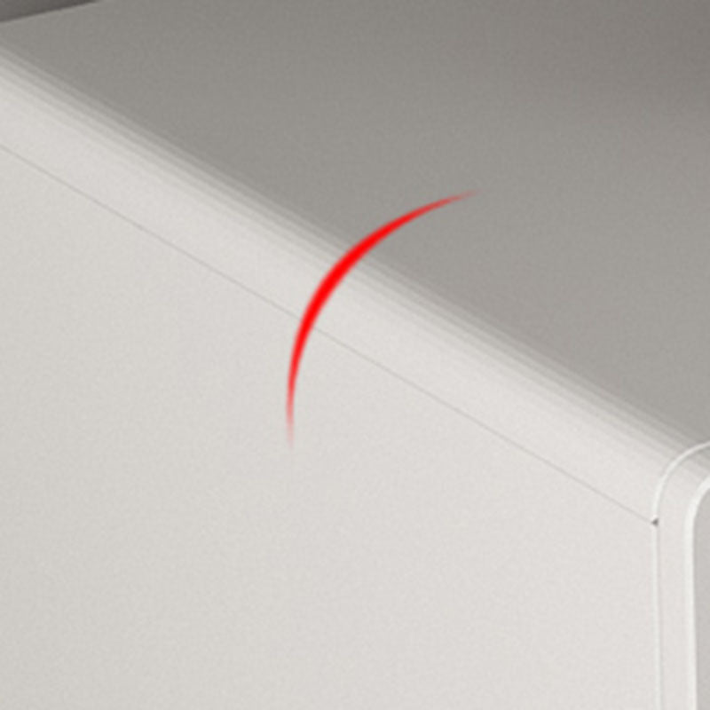 Contemporary Bedroom Chest 16" Wide Storage Chest in Gray with Drawers