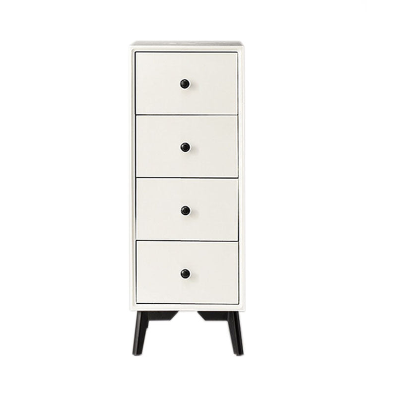 Contemporary Chest Vertical Solid Wood Lingerie Chest without Mirror