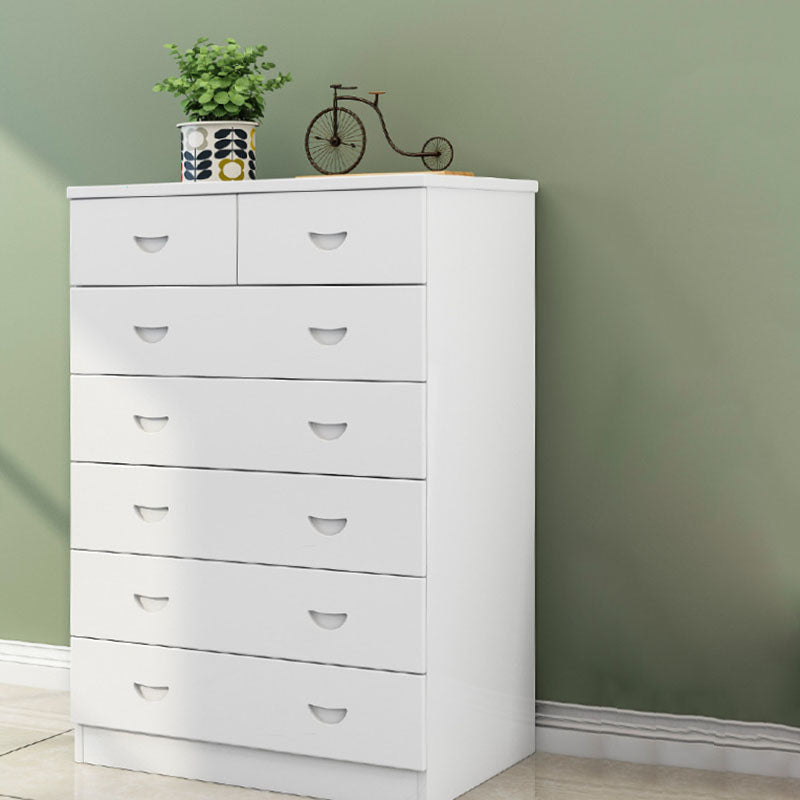Modern Solid Wood Storage Chest Dresser Vertical Chest Without Mirror