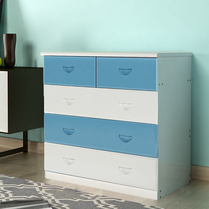 Modern Solid Wood Storage Chest Dresser Vertical Chest Without Mirror