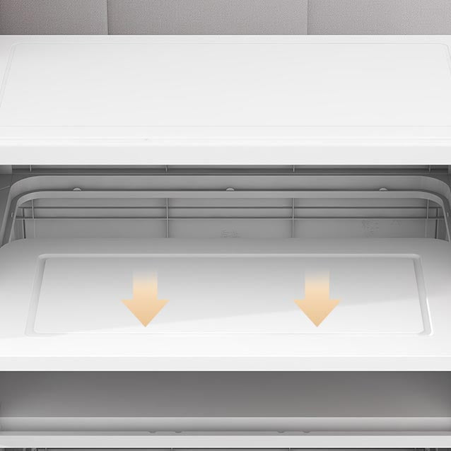 Plastic Matte Finish Storage Cabinet Contemporary Hinged Door Cabinet for Bedroom