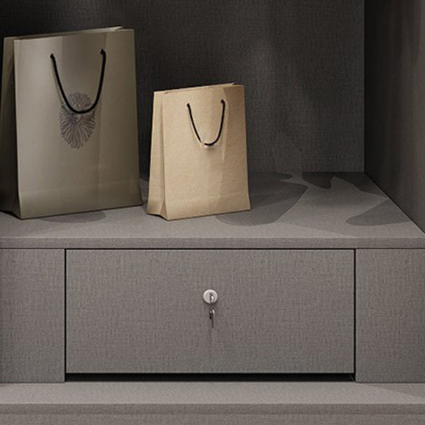 Grey and White Wardrobe Cabinet Contemporary Wardrobe Armoire