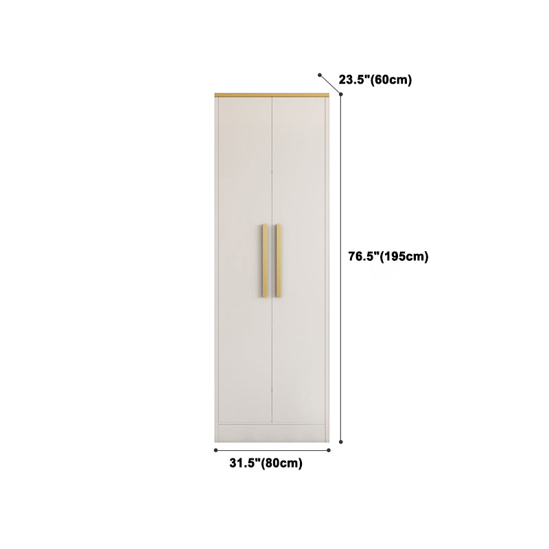 Contemporary Style Wardrobe Wooden Wardrobe Closet with Door