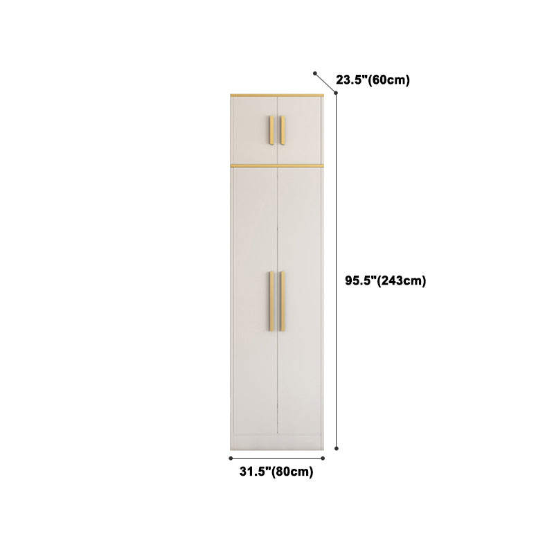 Contemporary Style Wardrobe Wooden Wardrobe Closet with Door