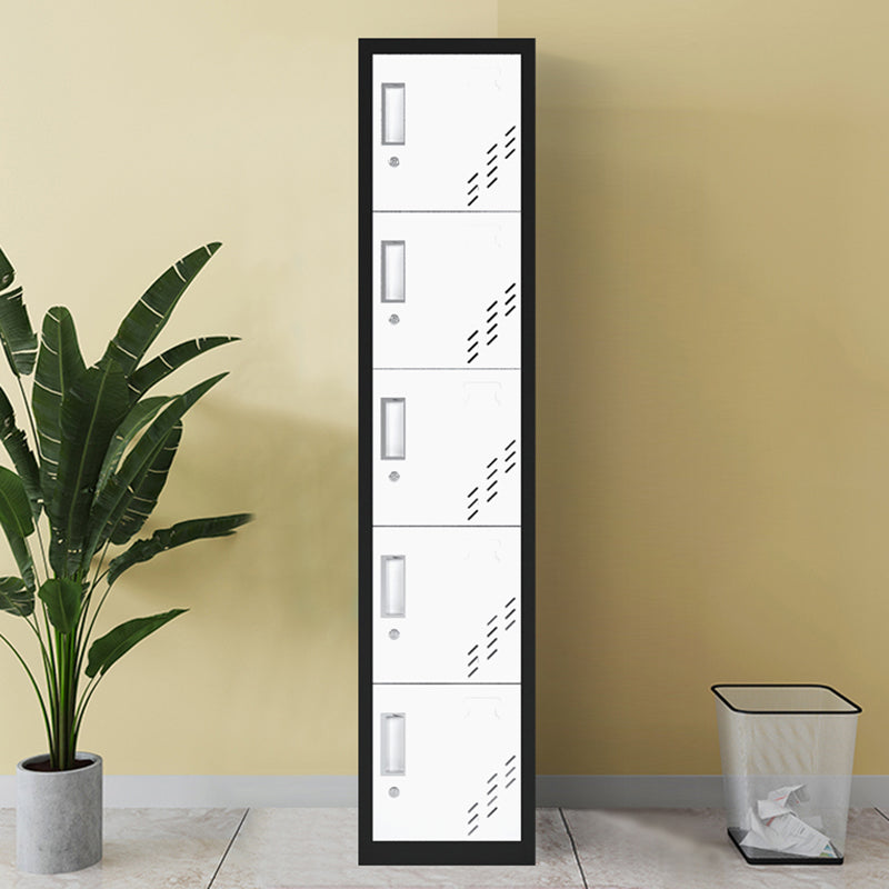 Contemporary Steel Wardrobe Armoire Hinged Wardrobe Cabinet for Home