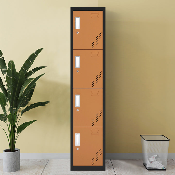 Contemporary Steel Wardrobe Armoire Hinged Wardrobe Cabinet for Home