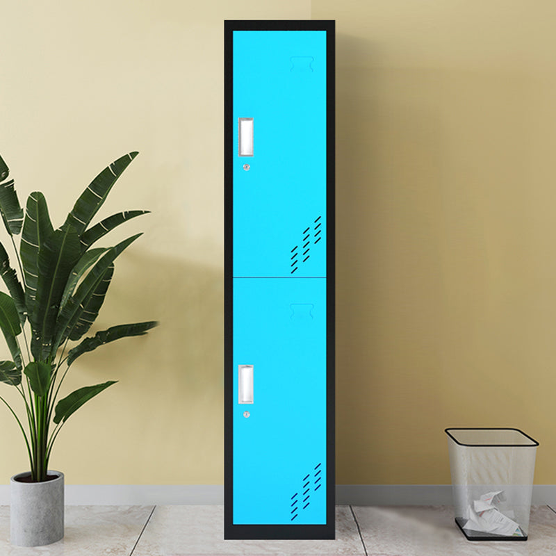 Contemporary Steel Wardrobe Armoire Hinged Wardrobe Cabinet for Home