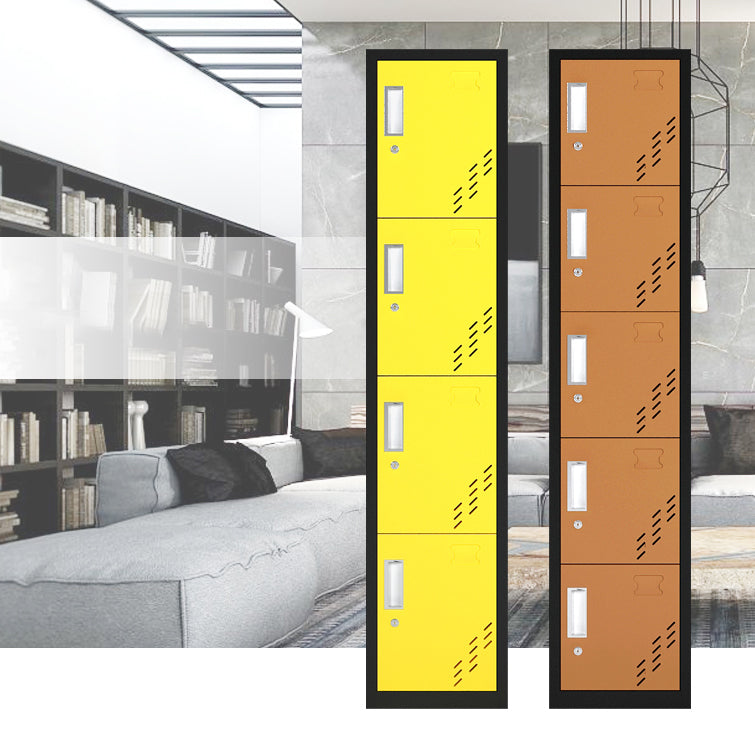 Contemporary Steel Wardrobe Armoire Hinged Wardrobe Cabinet for Home