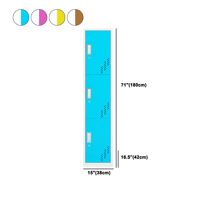 Contemporary Steel Wardrobe Armoire Hinged Wardrobe Cabinet for Home