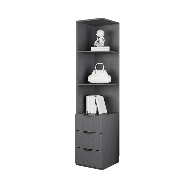 Contemporary Style Wardrobe Gray Colour Wooden Wardrobe Closet