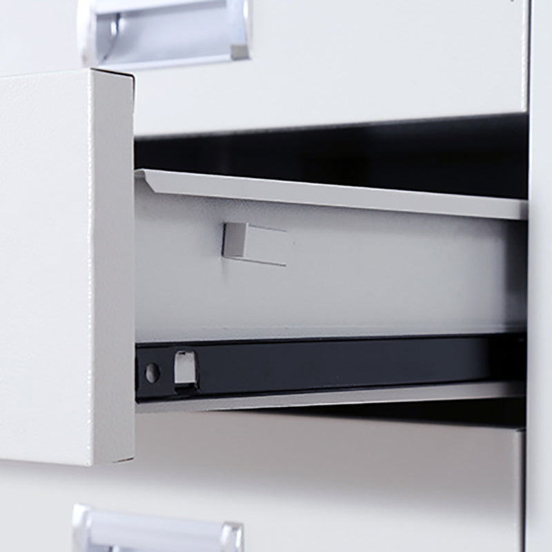 Modern Style Wardrobe Gray Colour Metal Wardrobe Closet with Locks