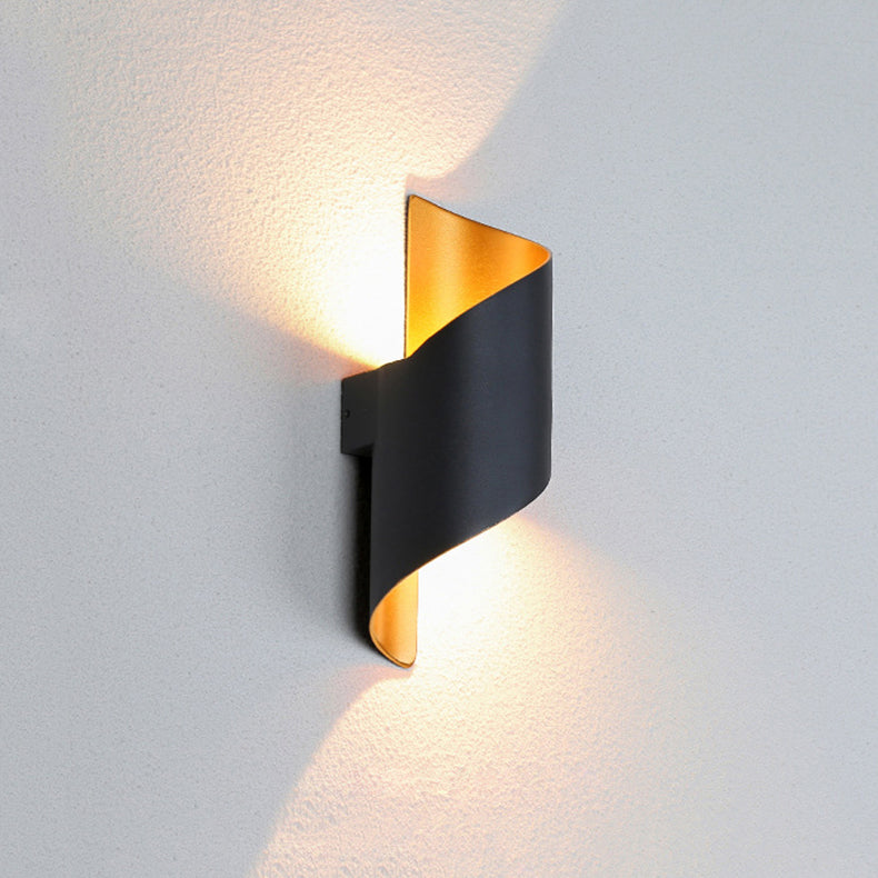 Modern Aluminum Wall Light Geometric 11" High LED Wall Washer for Outdoors