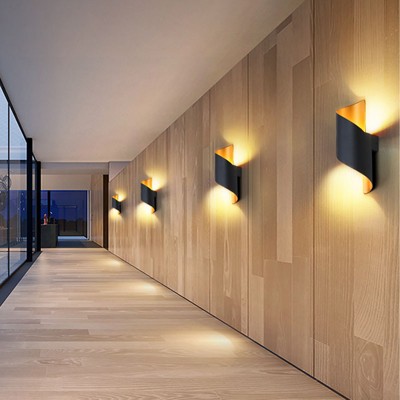 Modern Aluminum Wall Light Geometric 11" High LED Wall Washer for Outdoors