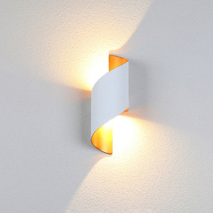 Modern Aluminum Wall Light Geometric 11" High LED Wall Washer for Outdoors
