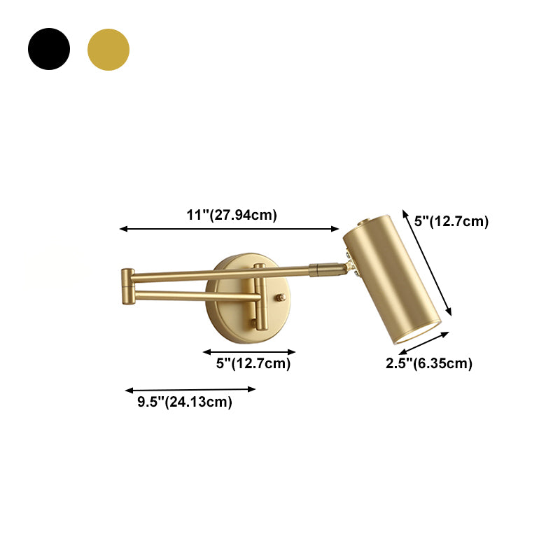 Modern Style Wall Mount Light Household Wall Light Sconce with Adjustable Arm