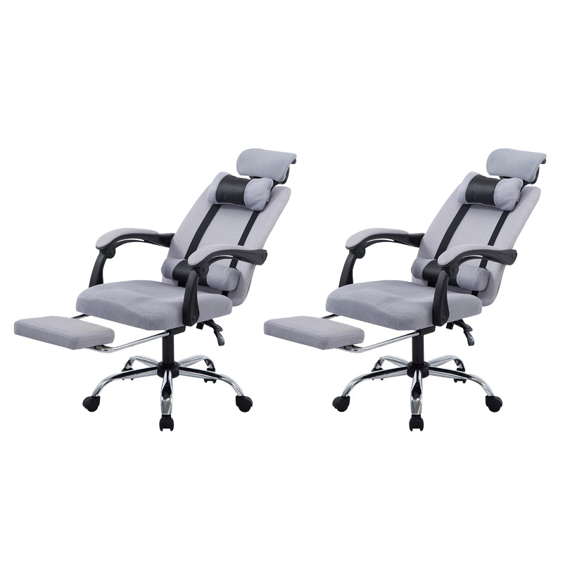 Modern Computer Chair Fixed Arms Chair Ergonomic Mesh Task Chair