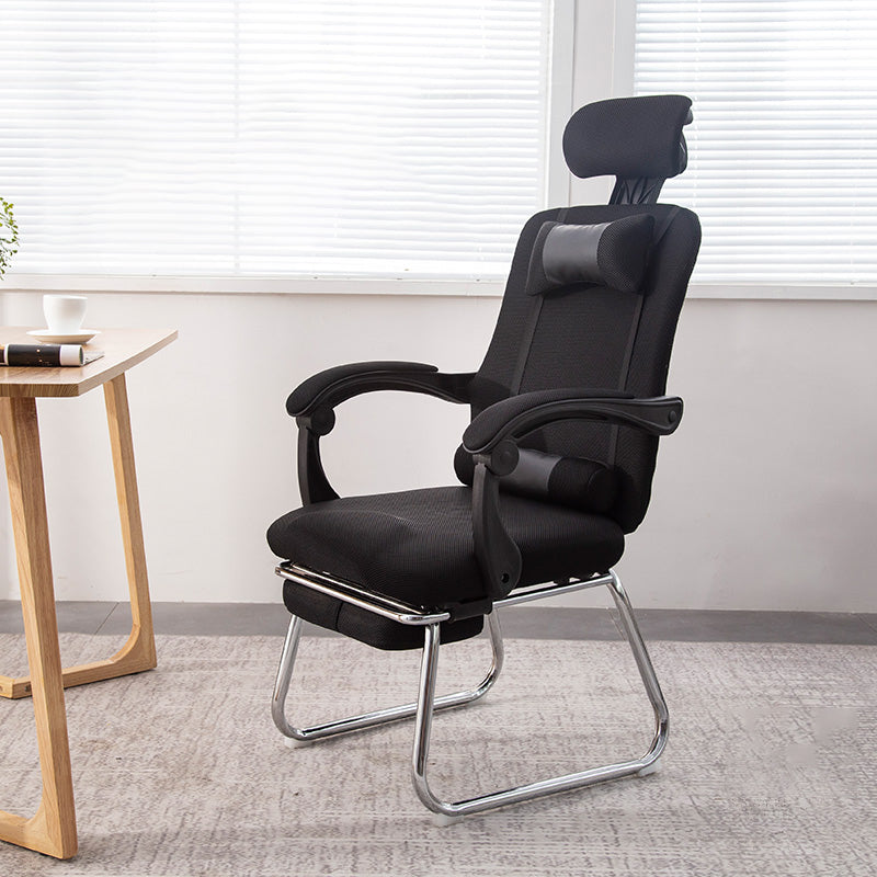 Modern Computer Chair Fixed Arms Chair Ergonomic Mesh Task Chair