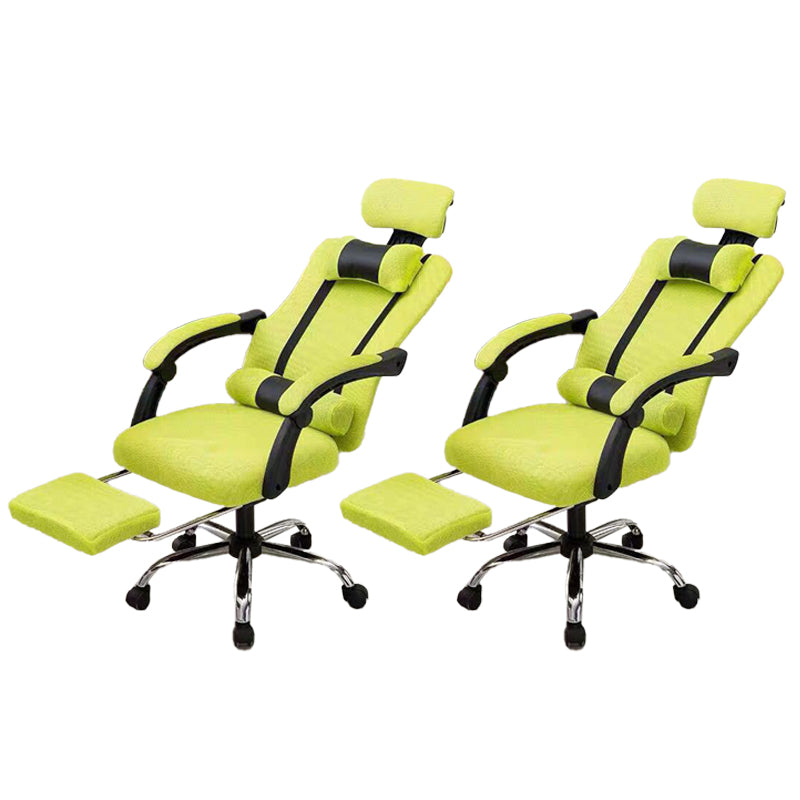 Modern Computer Chair Fixed Arms Chair Ergonomic Mesh Task Chair