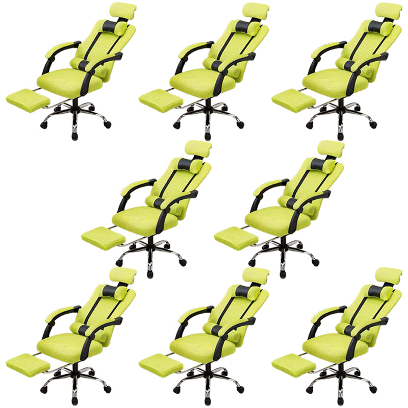 Modern Computer Chair Fixed Arms Chair Ergonomic Mesh Task Chair