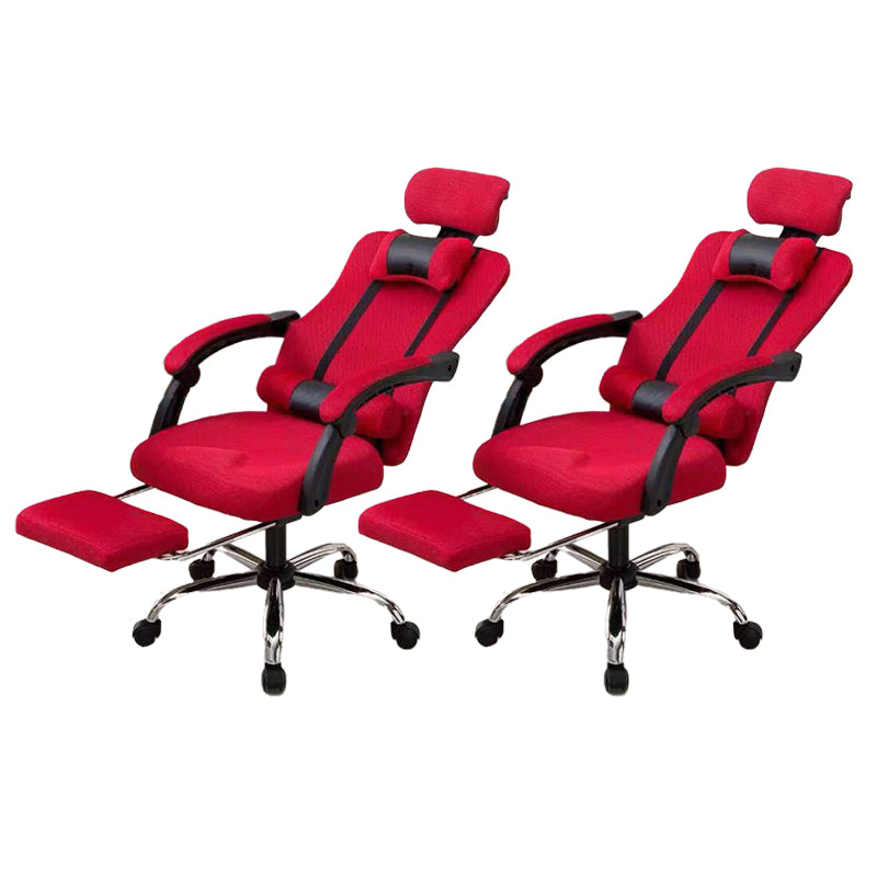 Modern Computer Chair Fixed Arms Chair Ergonomic Mesh Task Chair