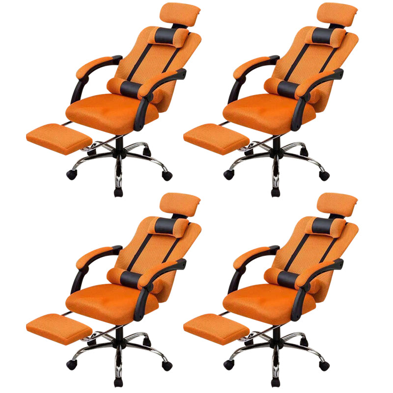 Modern Computer Chair Fixed Arms Chair Ergonomic Mesh Task Chair