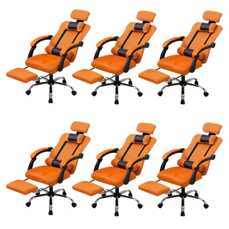 Modern Computer Chair Fixed Arms Chair Ergonomic Mesh Task Chair