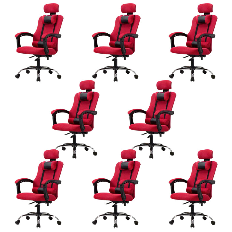 Modern Computer Chair Fixed Arms Chair Ergonomic Mesh Task Chair