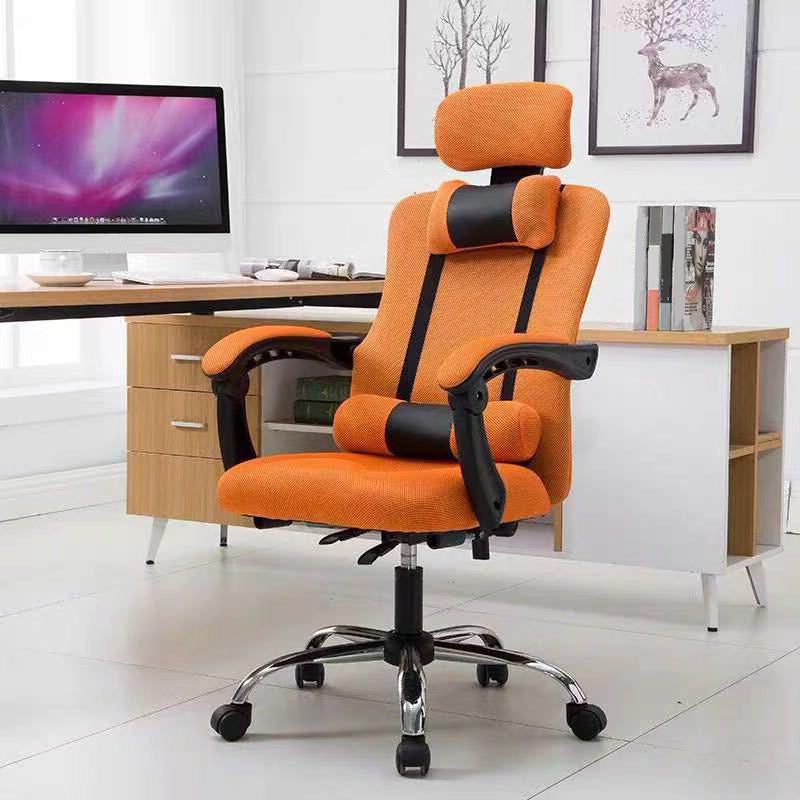 Modern Computer Chair Fixed Arms Chair Ergonomic Mesh Task Chair