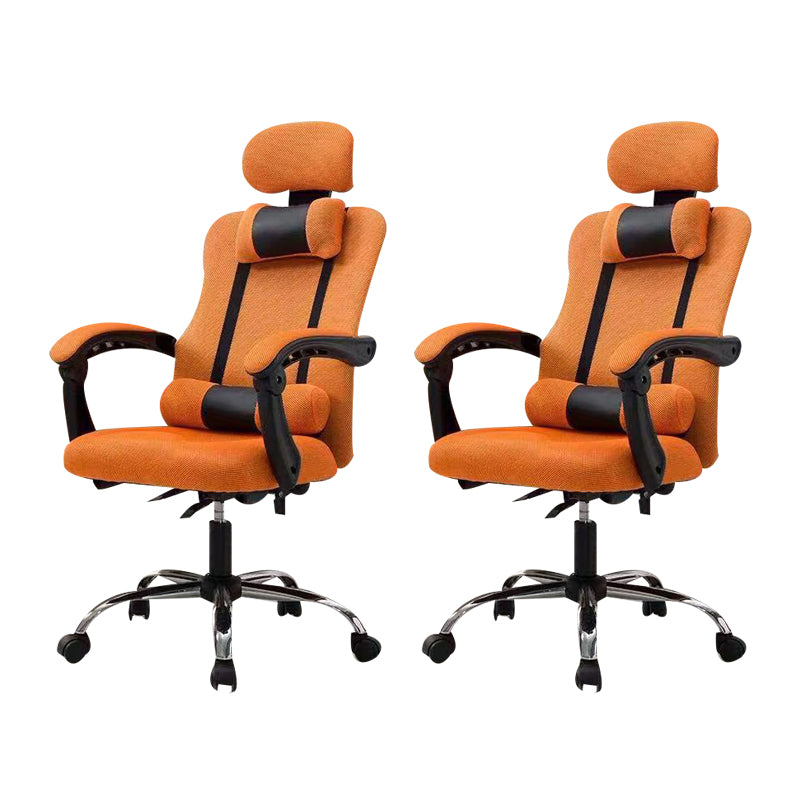 Modern Computer Chair Fixed Arms Chair Ergonomic Mesh Task Chair