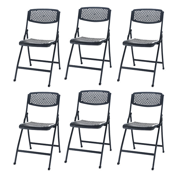 Modern Plastic Office Chair Armless No Wheels Low Back Office Chair