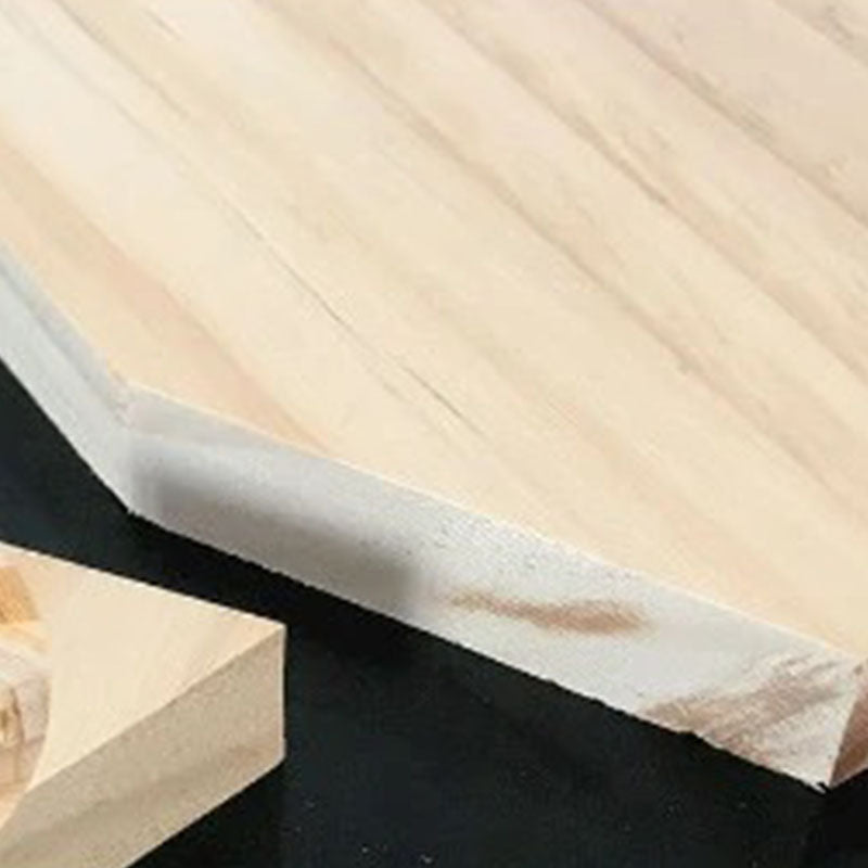 Modern Pine Bookcase 9.5" W Closed Storage Bookshelf with Shelves