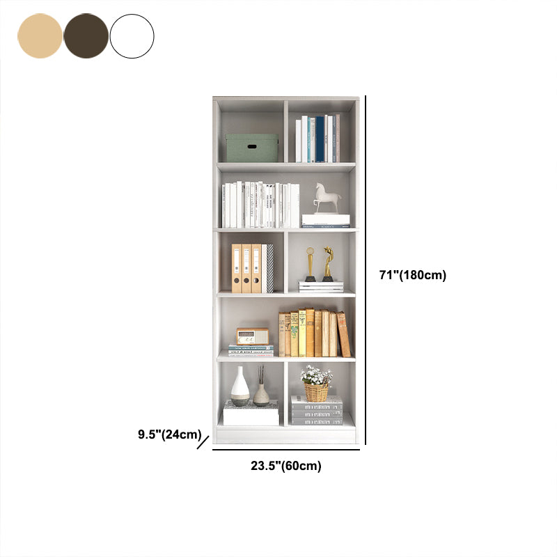 9.45" W Modern Book Shelf Engineered Wood Home Shelf Bookcase