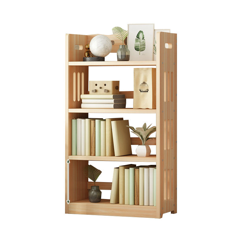 Modern Floor Brown Book Shelf Woodend Open Shelf Bookcase for Home