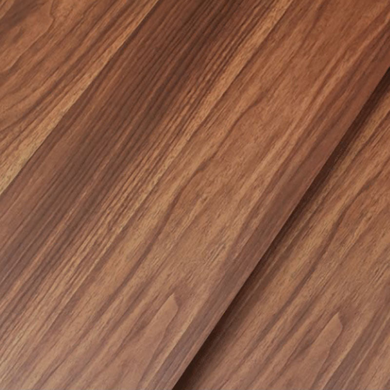 Modern Engineered Wood Bookshelf Walnut Geometric Closed Back Bookcase