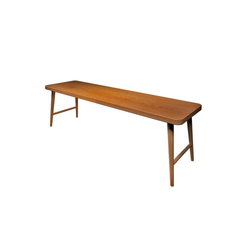 Contemporary Rectangular Office Desk Solid Wood Writing Desk for Home