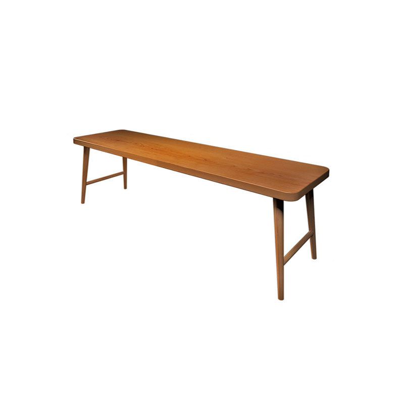Contemporary Rectangular Office Desk Solid Wood Writing Desk for Home