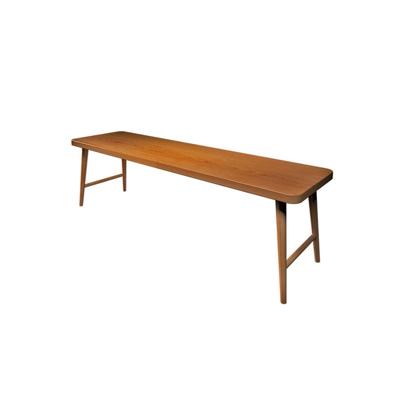 Contemporary Rectangular Office Desk Solid Wood Writing Desk for Home