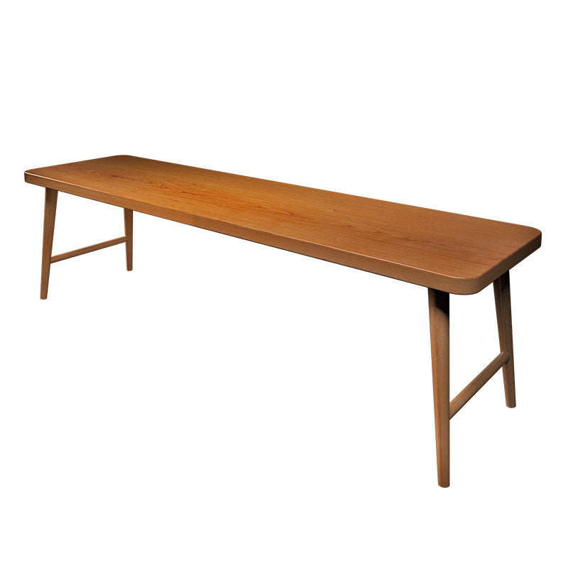 Contemporary Rectangular Office Desk Solid Wood Writing Desk for Home