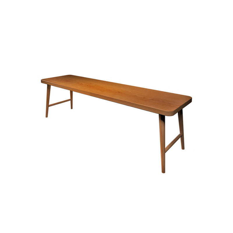 Contemporary Rectangular Office Desk Solid Wood Writing Desk for Home