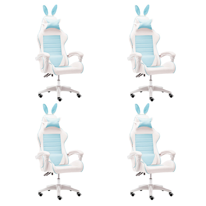 Modern Computer Chair Adjustable Arms High Back Chair with Wheels