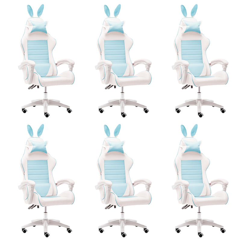 Modern Computer Chair Adjustable Arms High Back Chair with Wheels