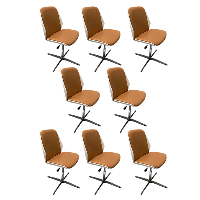 Contemporary Workspace Office Chair Armless Upholstered Task Chair