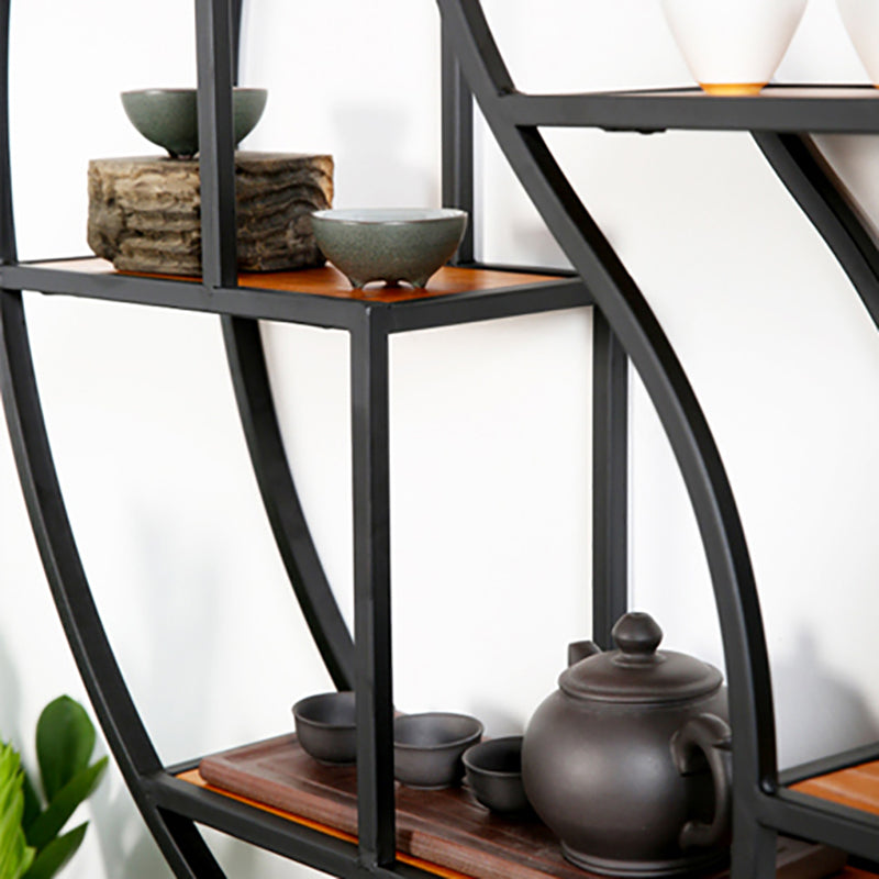 Modern Iron Floating Bookshelf Living Room 7.87" W Book Shelf