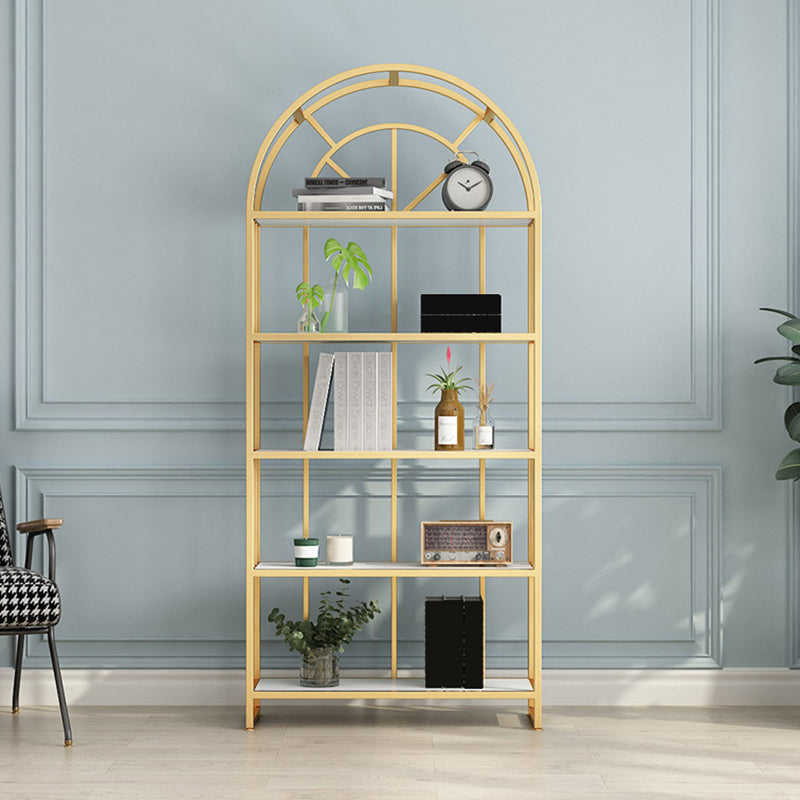 70.9" H X 11.8" W Modern Book Shelf Metal Open Bookcase for Home Office