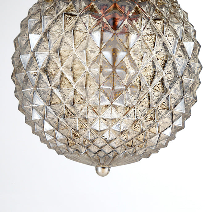 Glass Ceiling Light Fixture Simplistic Gold Round Aisle Ceiling Fixture