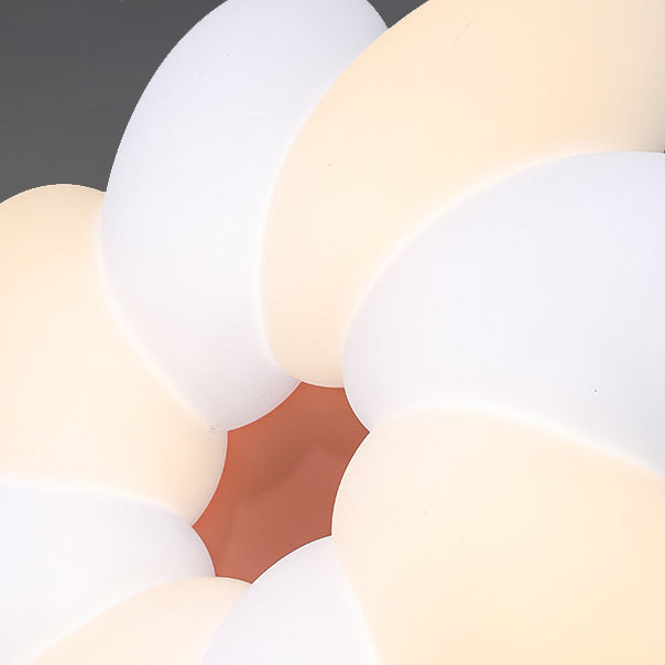 Floral Metal Ceiling Lighting Minimalist Style LED Ceiling Lamp