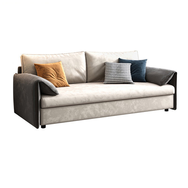 37.40" W * 33.46" H Sofa Convertible Sofa Bed with Pillow Top Arm