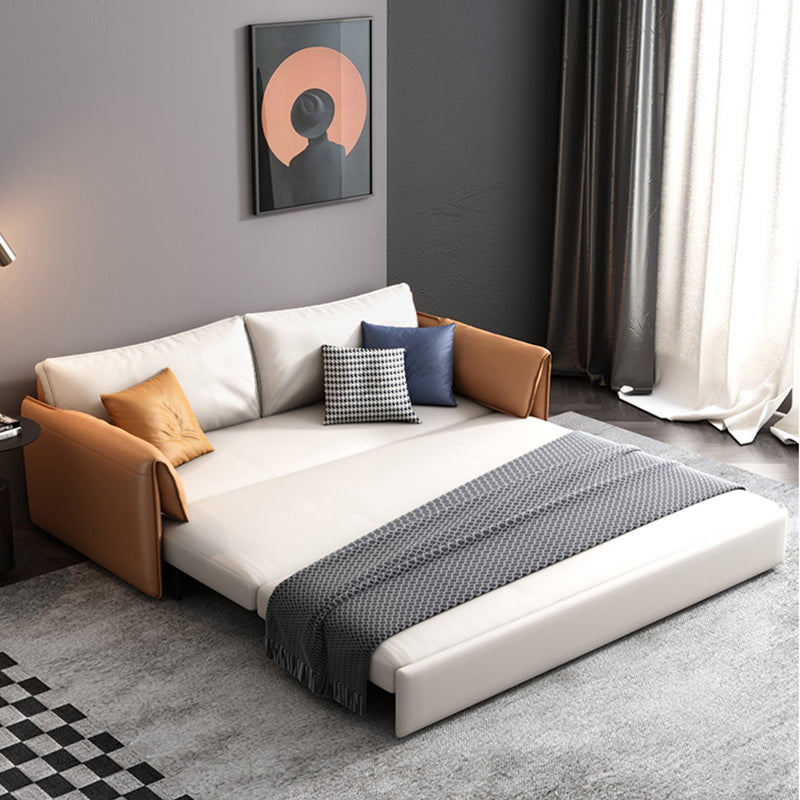 37.40" W * 33.46" H Sofa Convertible Sofa Bed with Pillow Top Arm