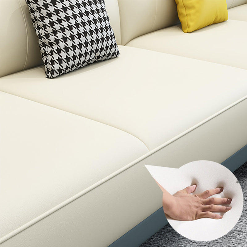 Storage Sectional with Cushion Back and Pillow Top Arm for Living Roo